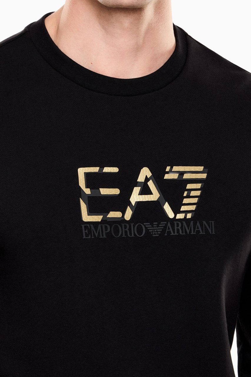 EA7 Sweaters Black Zwart