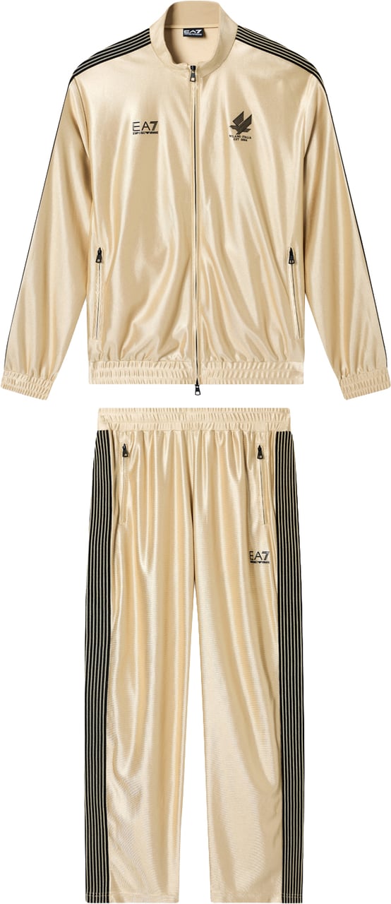 EA7 Trousers Gold Goud
