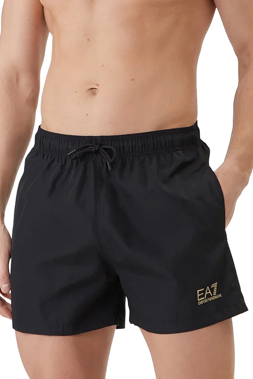 EA7 Sea Clothing Black/Gold Zwart