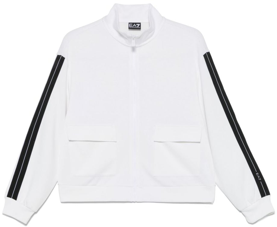 EA7 Sweaters White Wit