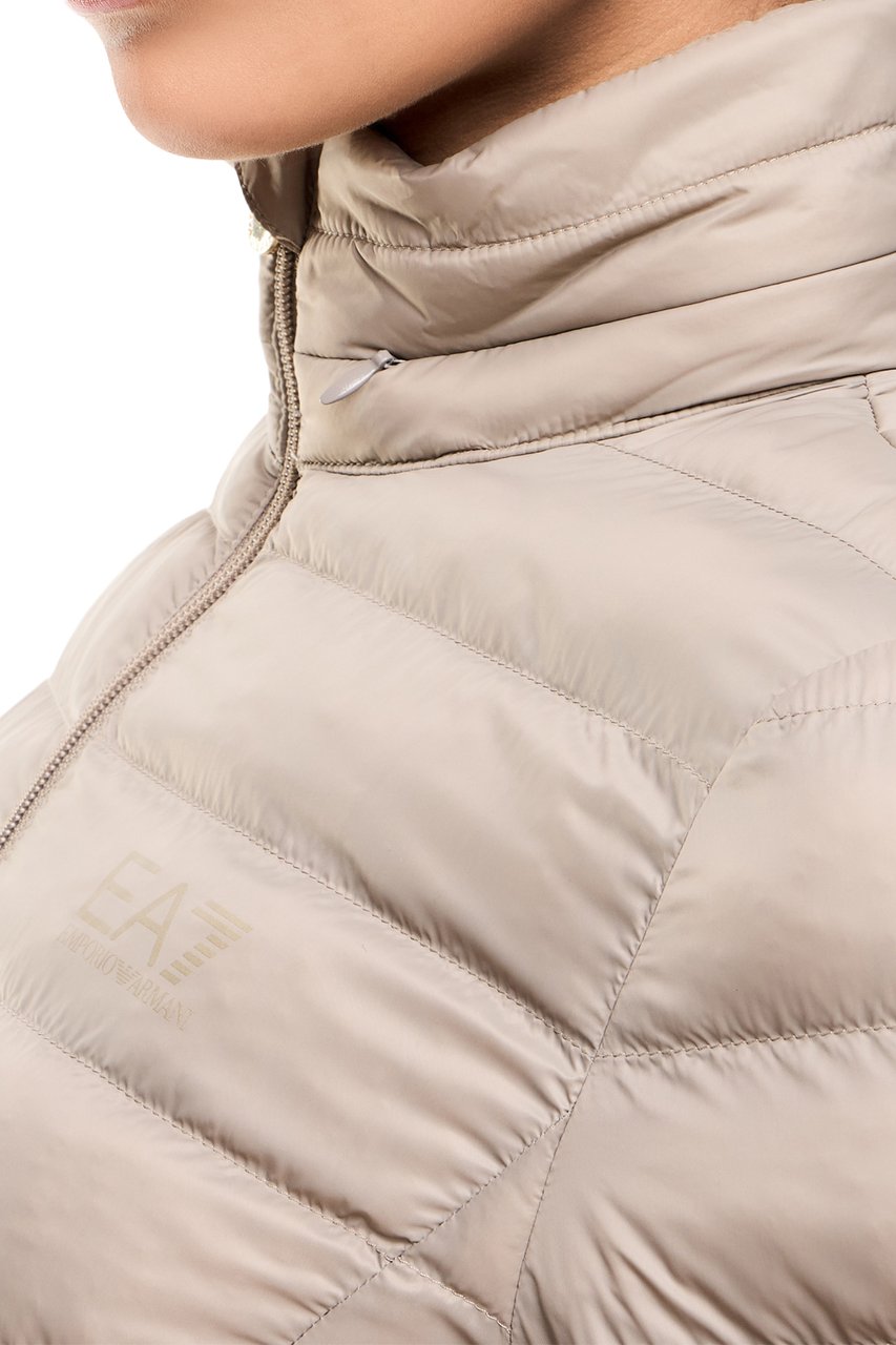 EA7 Coats Roasted Cashew Taupe