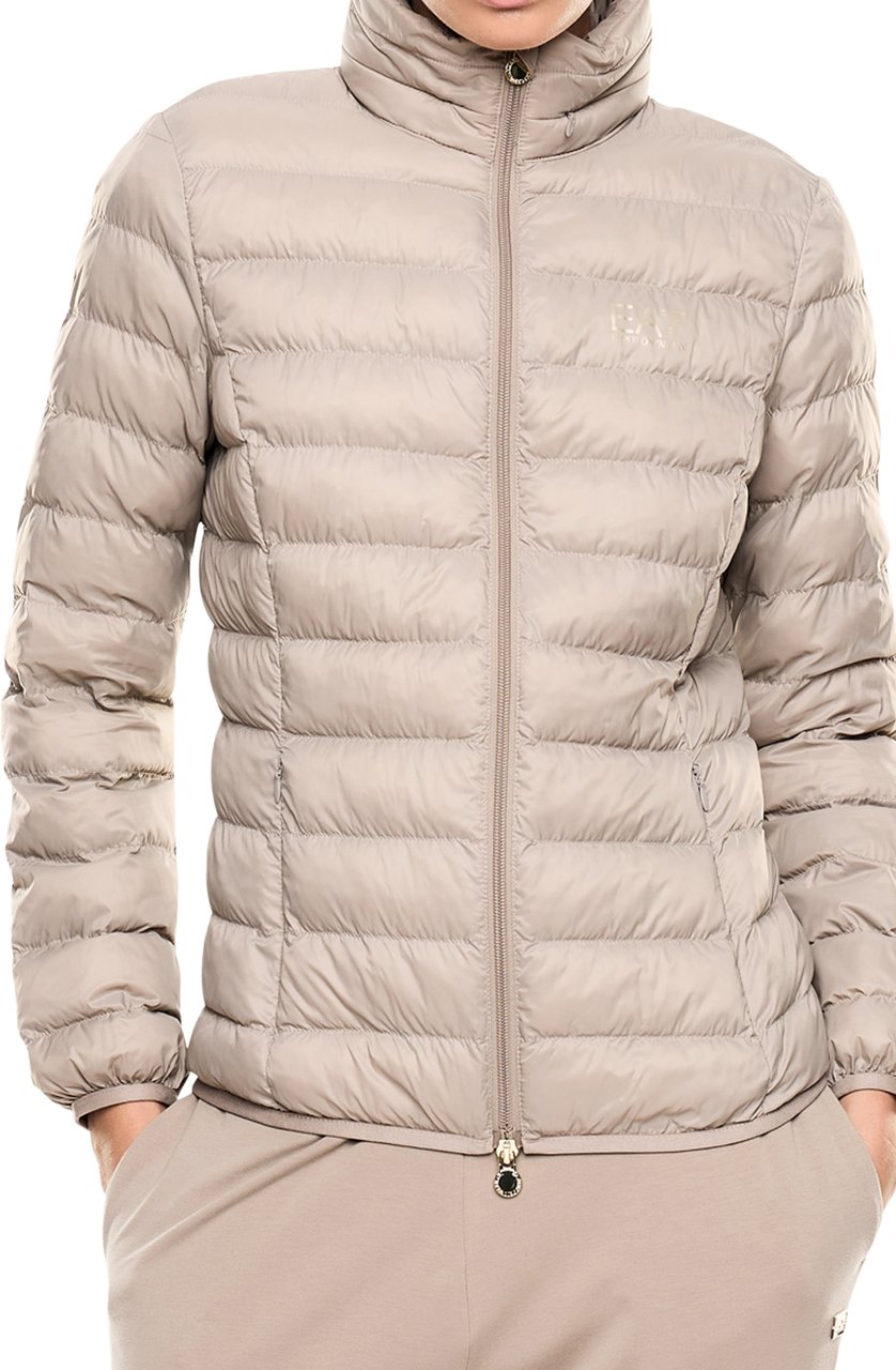 EA7 Coats Roasted Cashew Taupe