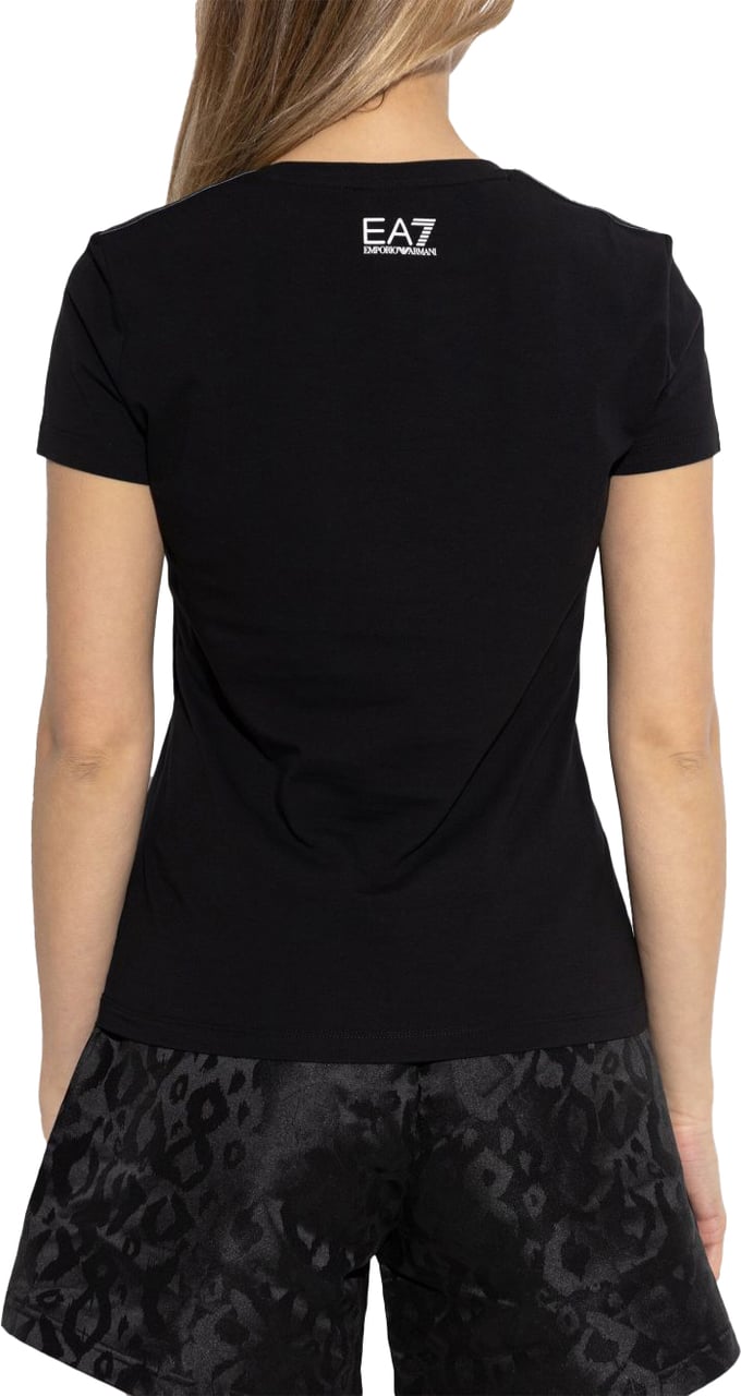 EA7 T-Shirts And Polos Black Zwart