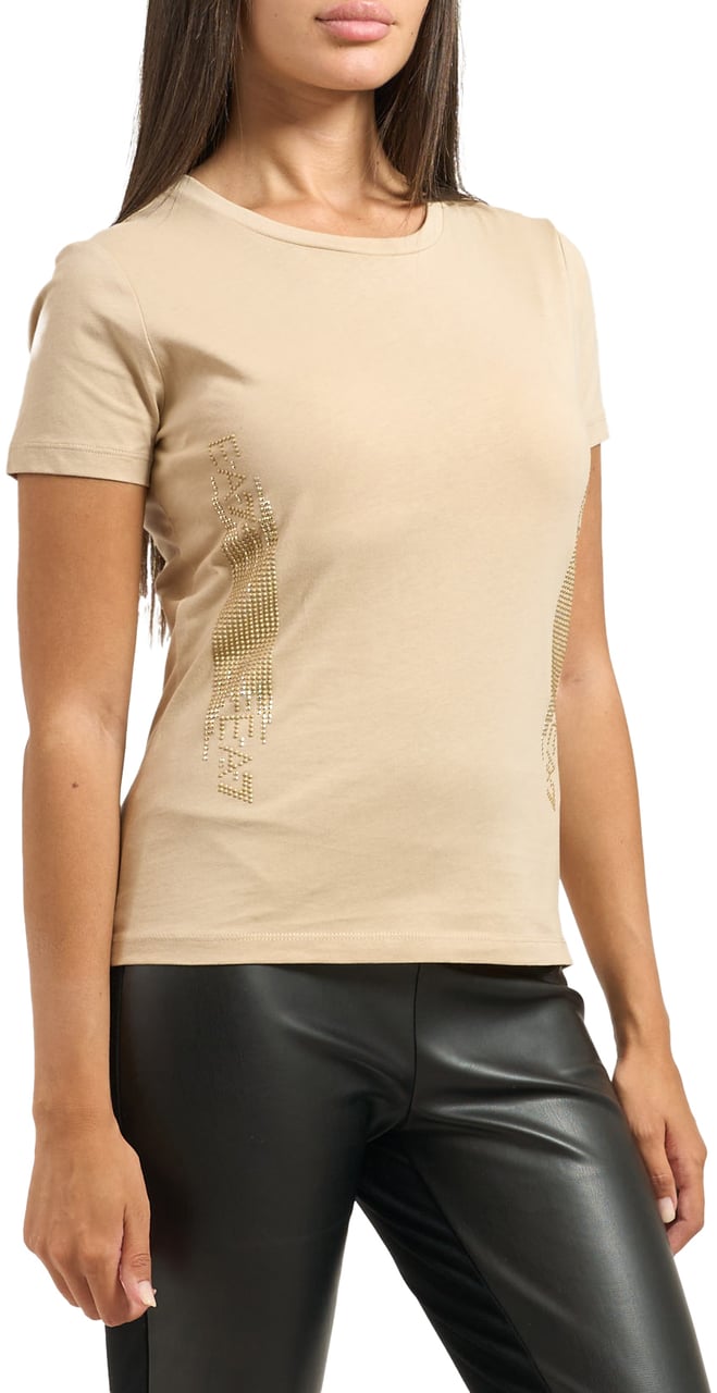 EA7 T-Shirts And Polos Beige Beige