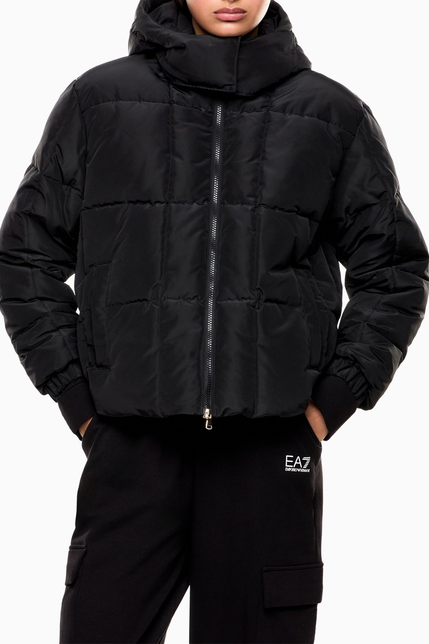 EA7 Coats Black Zwart