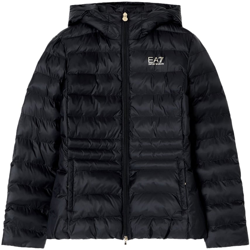 EA7 Coats Black Zwart