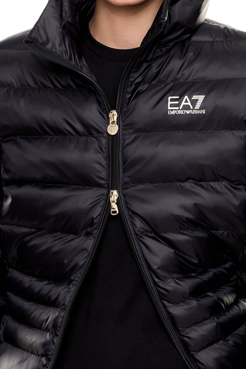 EA7 Coats Black Zwart