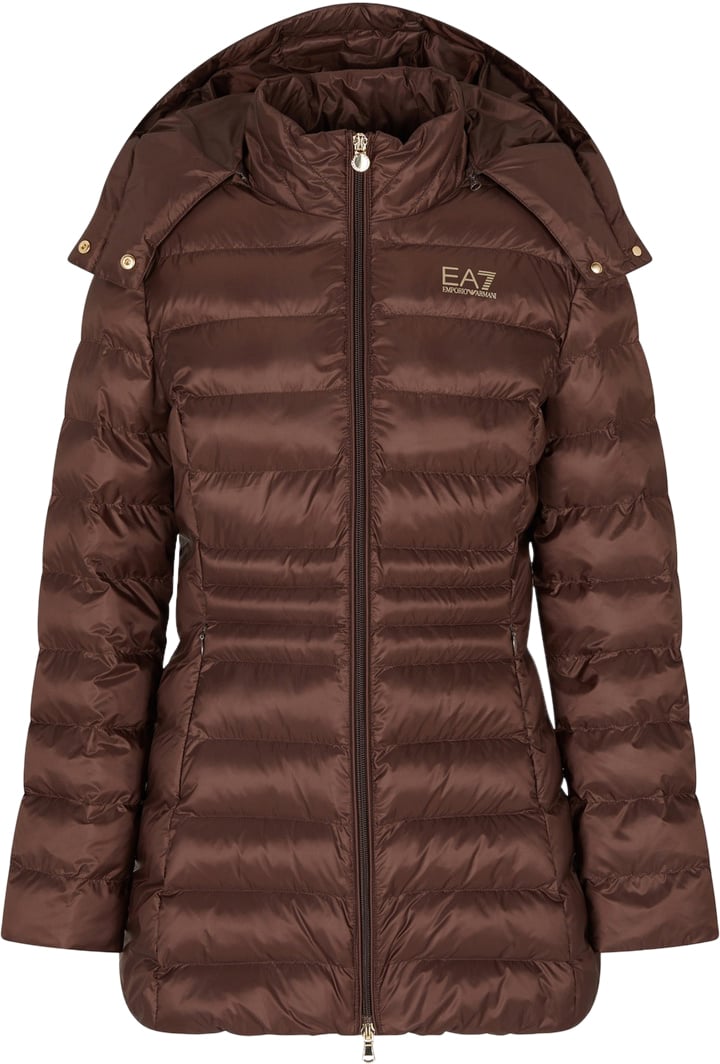 EA7 Coats Cioccolato Bruin