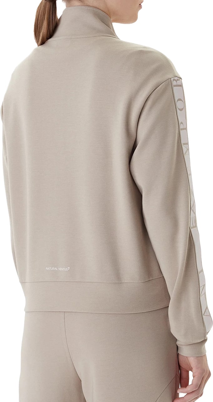 EA7 Sweaters Aluminum Taupe