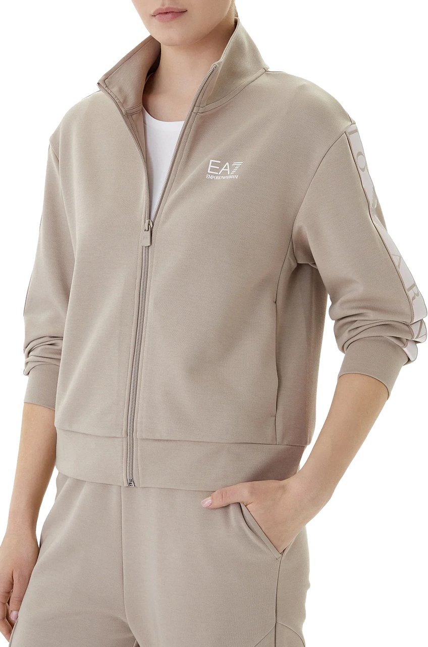 EA7 Sweaters Aluminum Taupe