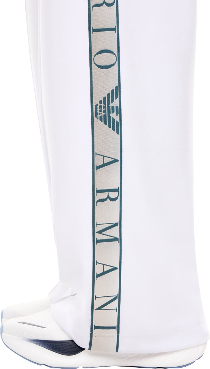 EA7 Trousers White Wit
