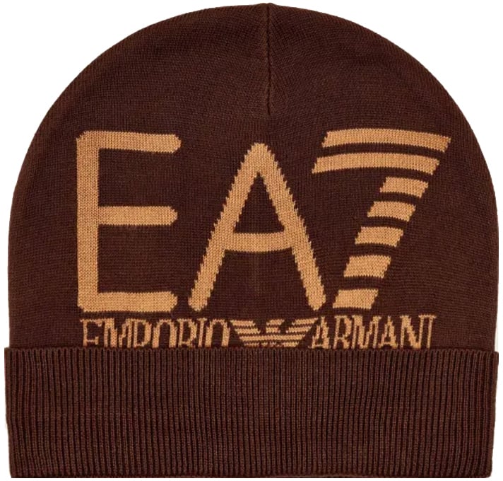 EA7 Hats Cioccolato Bruin