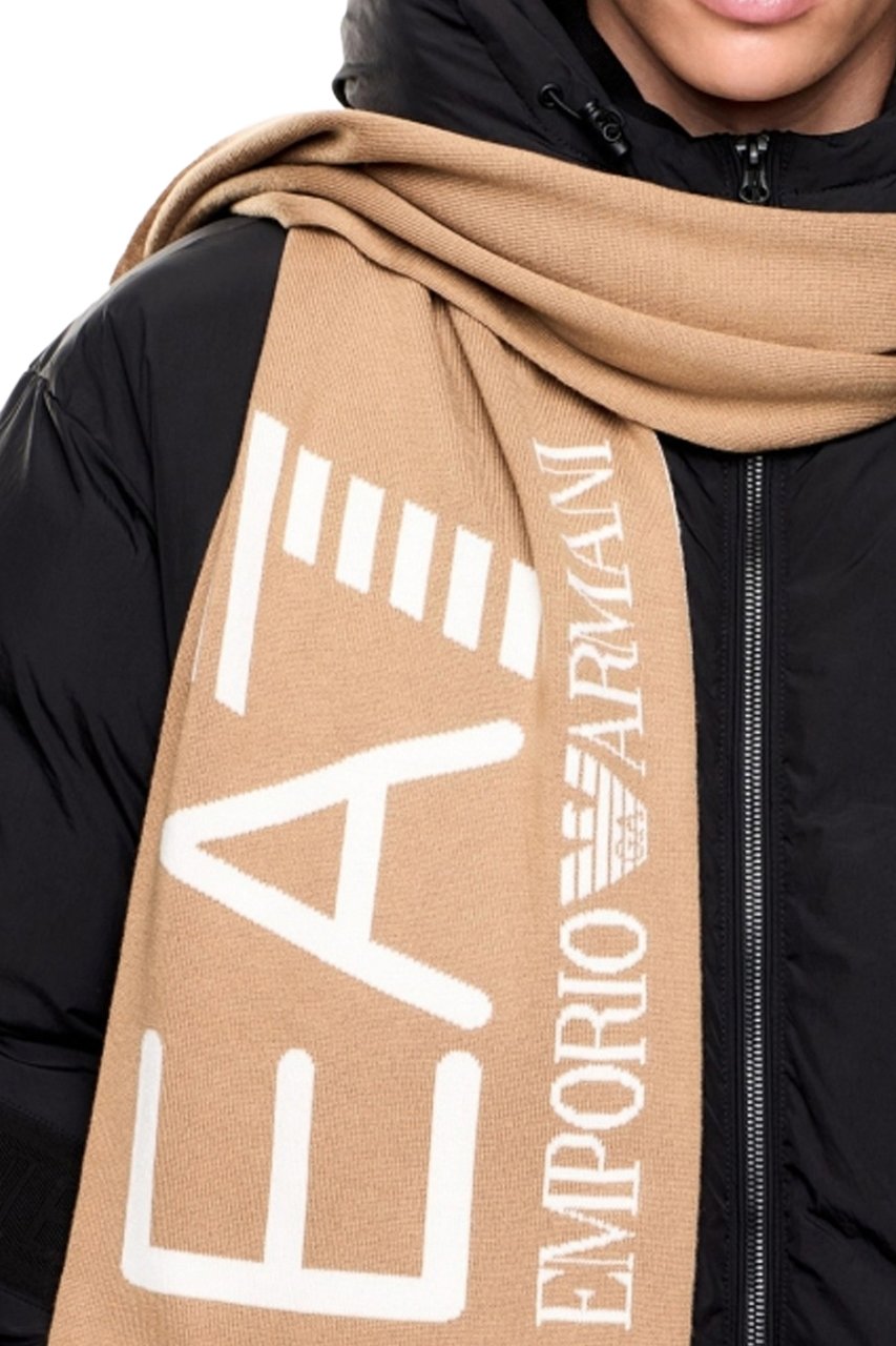 EA7 Scarfs Camel Beige