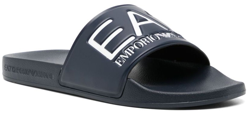 EA7 Sandals Blue Blauw