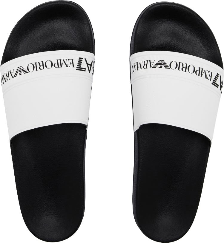EA7 Sandals Black/White Zwart