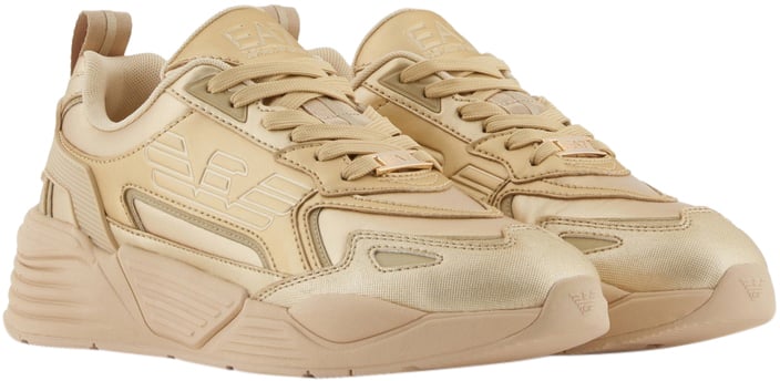 EA7 Sneakers Golden Goud
