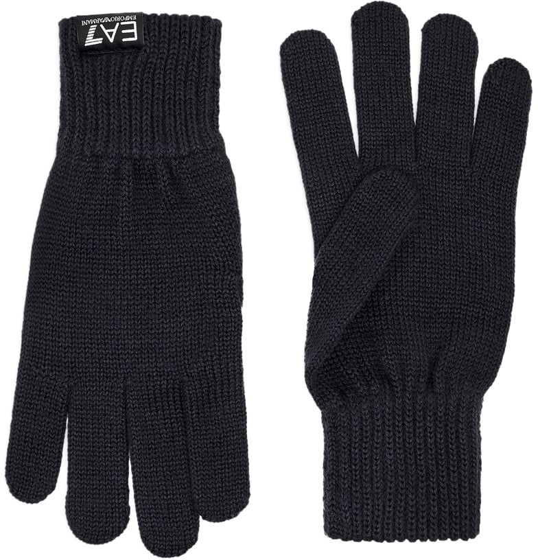 EA7 Gloves Blu Armani Blauw