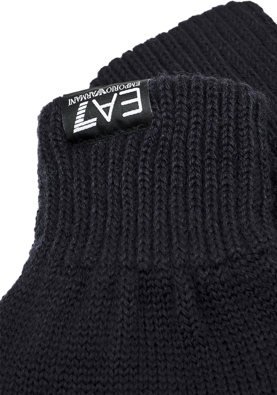 EA7 Gloves Blu Armani Blauw