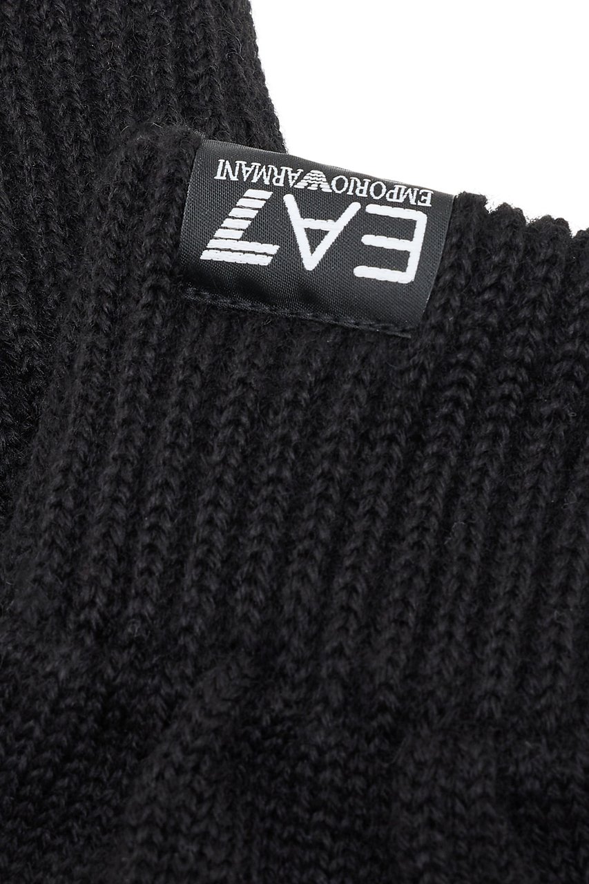 EA7 Gloves Black Zwart