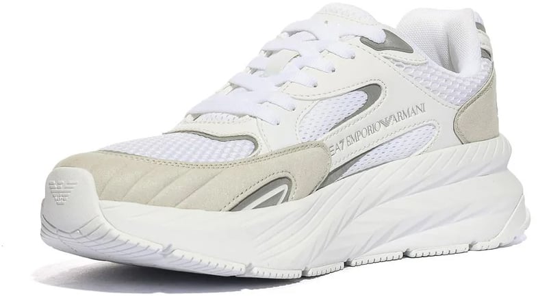 EA7 Sneakers White Wit