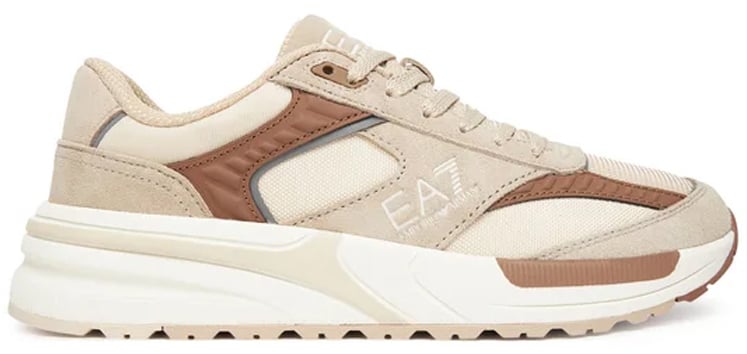 EA7 Sneakers Beigecioccolato Beige