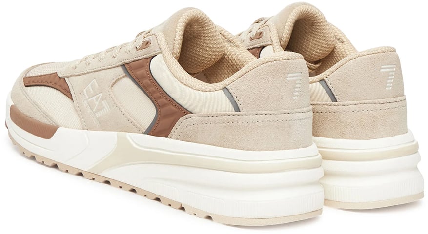 EA7 Sneakers Beigecioccolato Beige