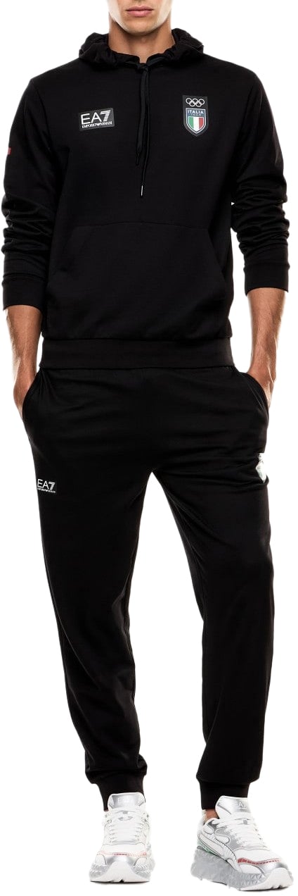 EA7 Capsul Olimpiadi Milano-cortina 2026  Sweatshirt Ea7 By Emporio Armani Zwart