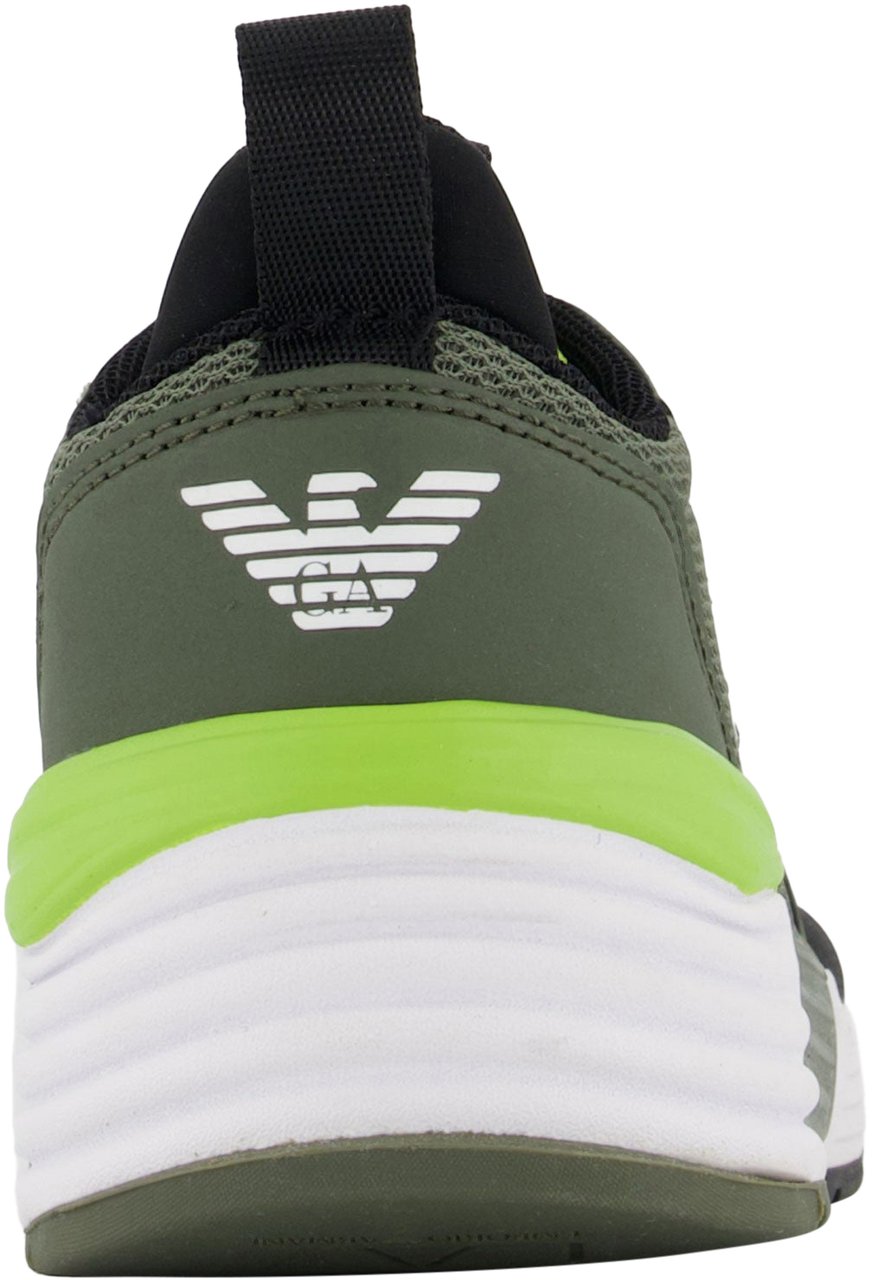 EA7 EA7 Jongens Sneakers In Army Groen
