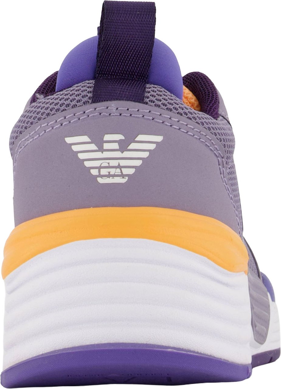 EA7 EA7 Jongens Sneakers In Lila Paars