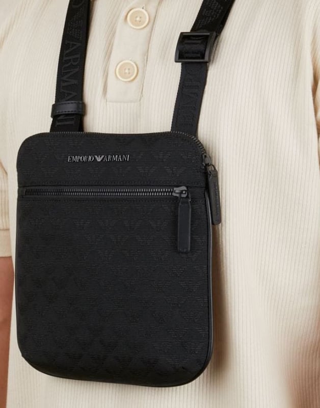 EA7 Emporio Armani Black Crossbody Bag Divers