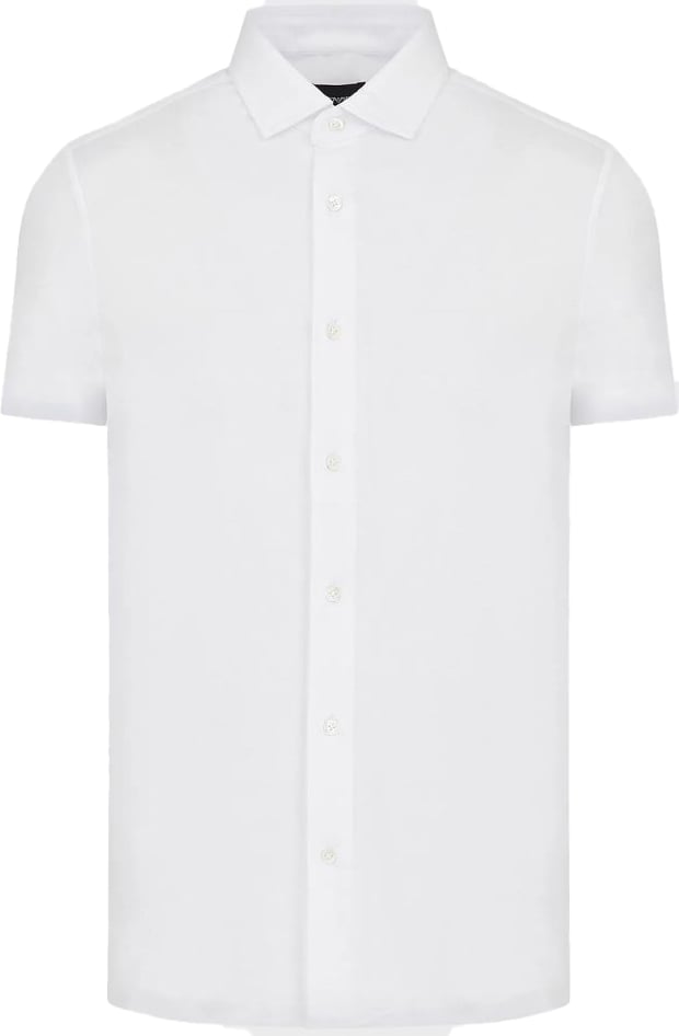 EA7 Emporio Armani Jersey Shirt Bianco Ottico Wit