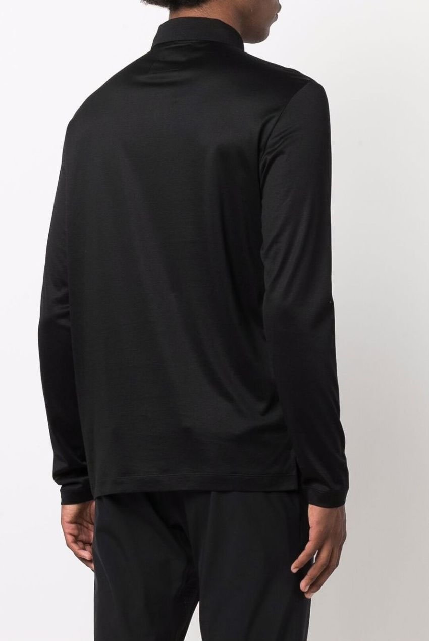 EA7 Emporio Armani Polo Shirt Nero Zwart