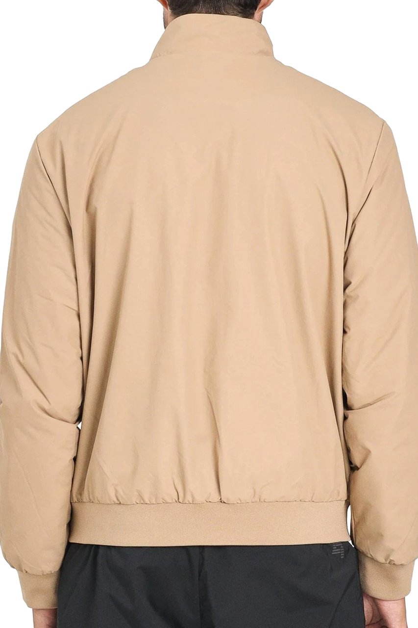 EA7 Coats Camel Beige