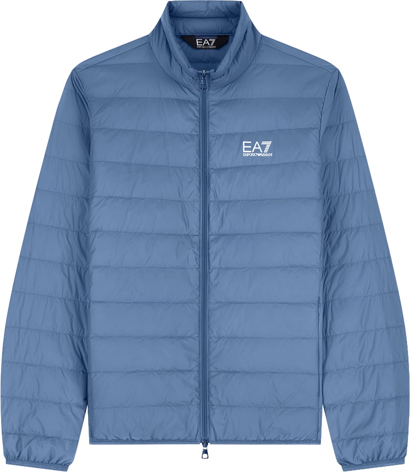 EA7 Coats Blue Horizon Blauw