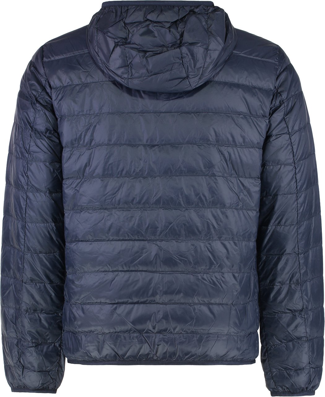 EA7 Hooded ultra-light down jacket Blauw