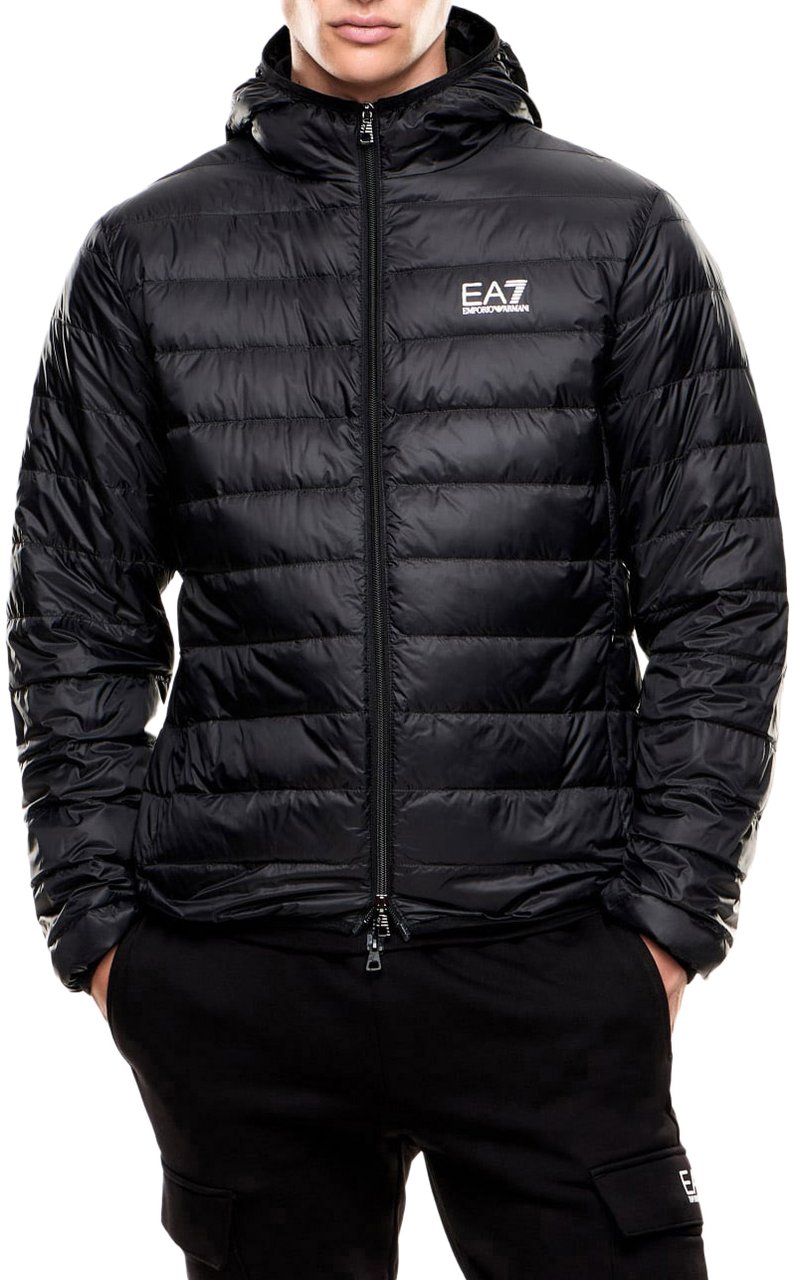EA7 Coats Black Zwart