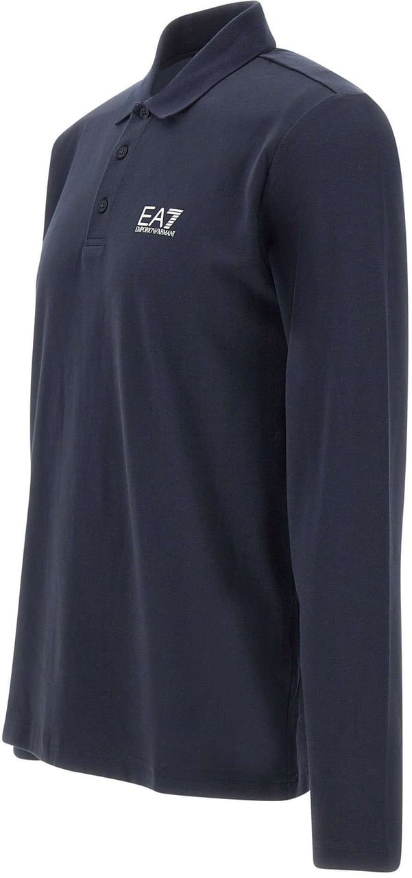EA7 T-Shirts And Polos Blue Blauw