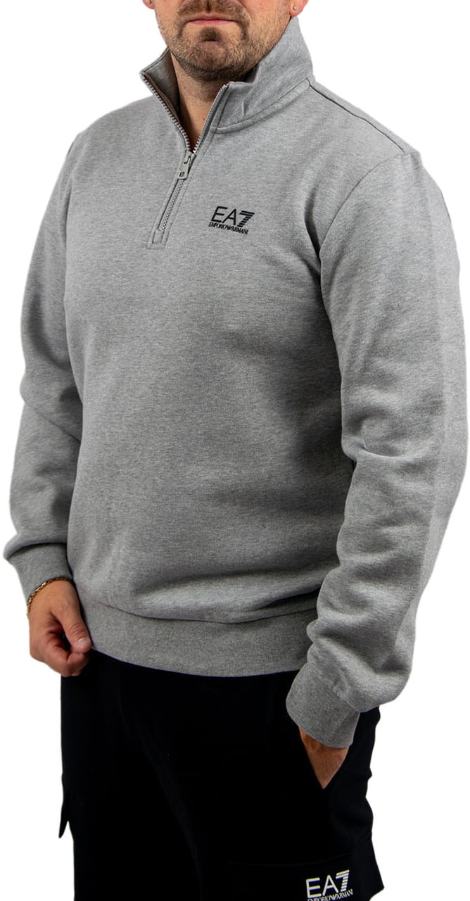 EA7 Sweatshirt 1/3 Zip Grijs