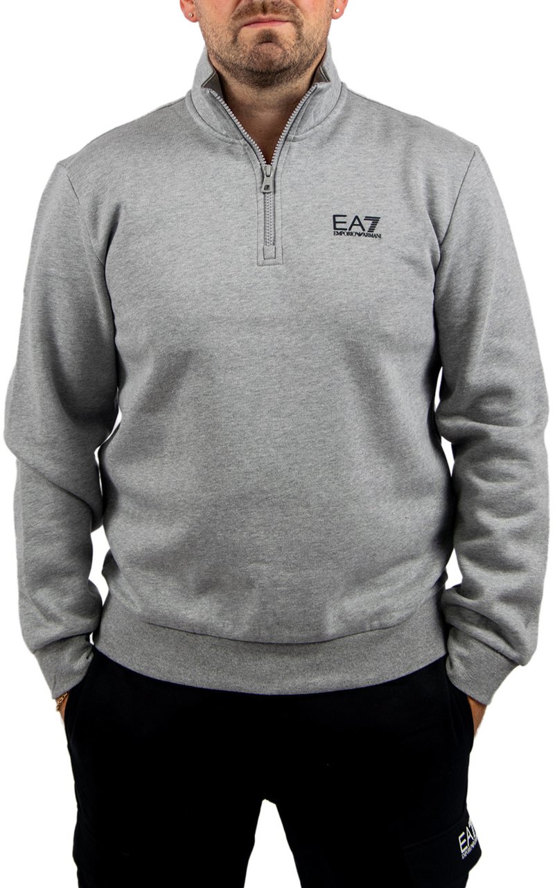 EA7 Sweatshirt 1/3 Zip Grijs