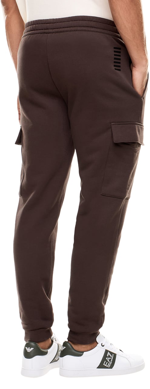 EA7 Trousers Cioccolato Bruin