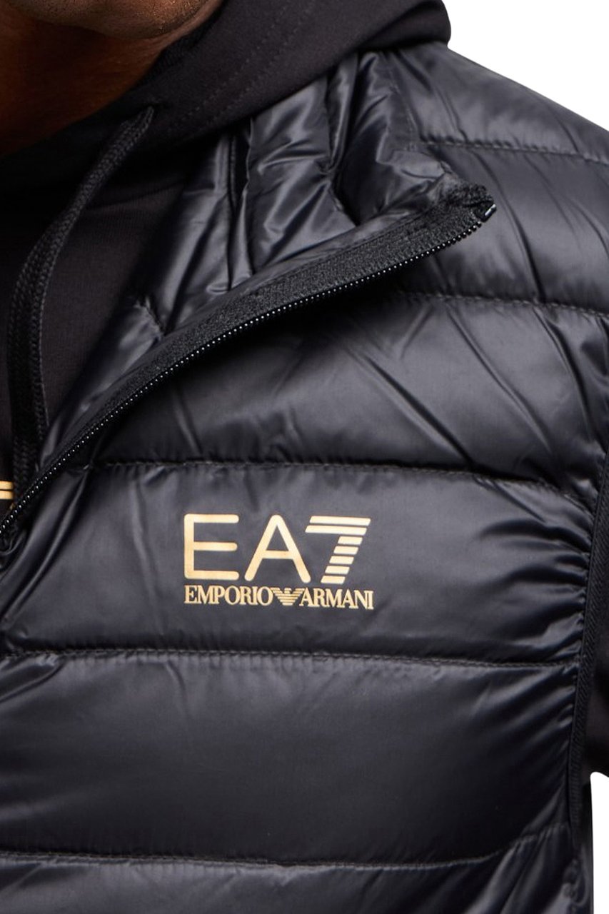 EA7 Coats Black Zwart