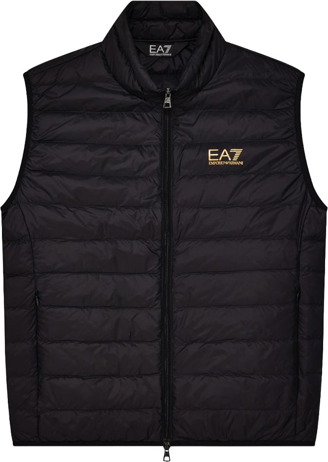 EA7 Coats Nero/Oro Zwart