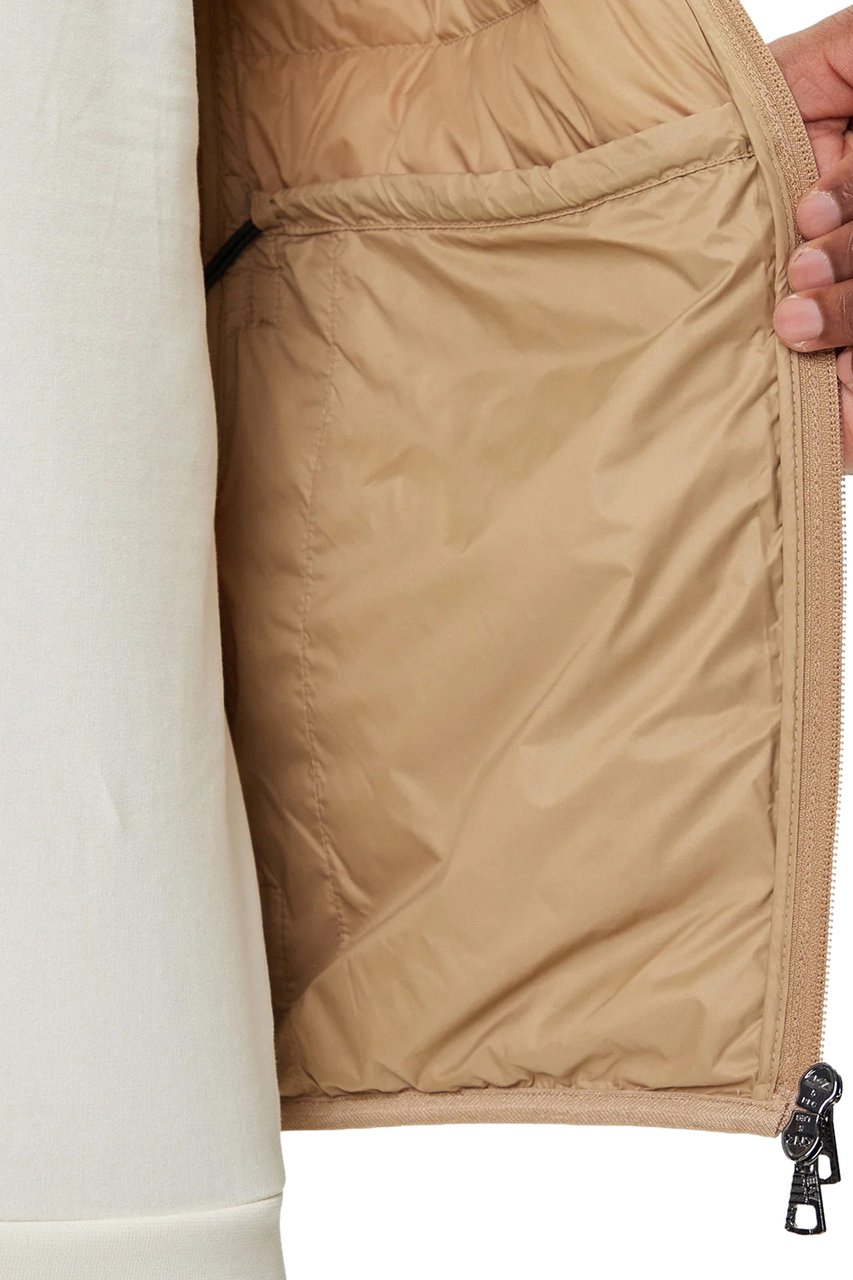 EA7 Coats Camel Beige