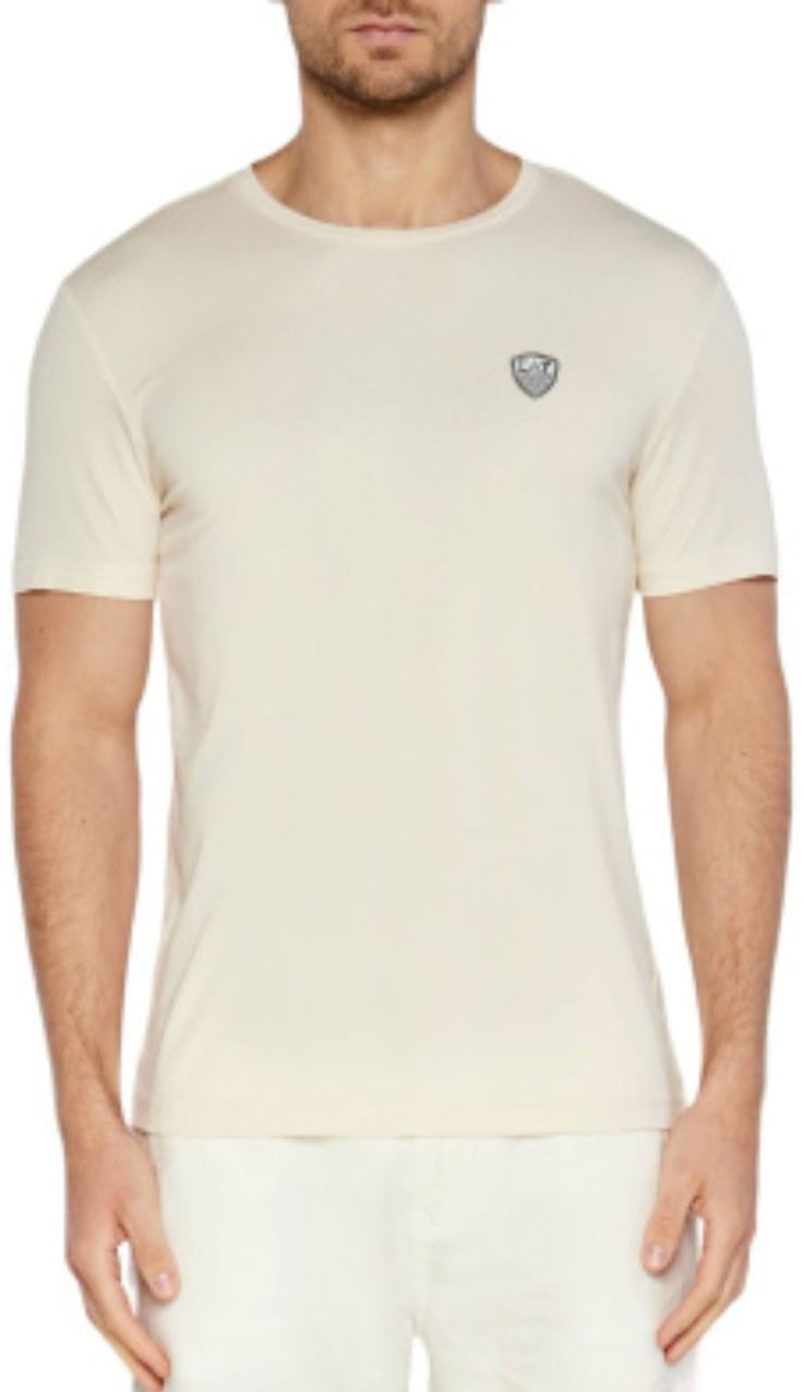 EA7 Armani EA7 Heren T-Shirt Jersey Zand Beige