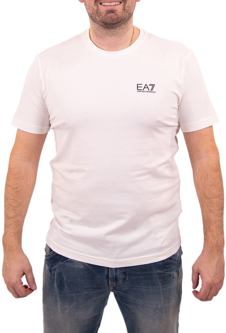 EA7 Small Logo Tee Beige