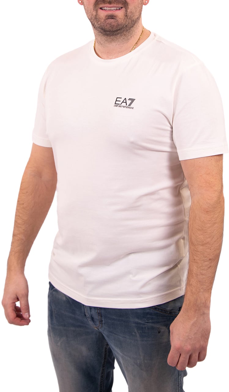EA7 Small Logo Tee Beige