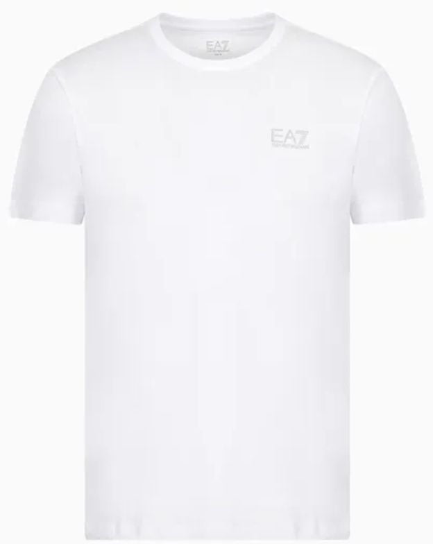 EA7 Armani EA7 Man Jersey T-Shirt White Wit