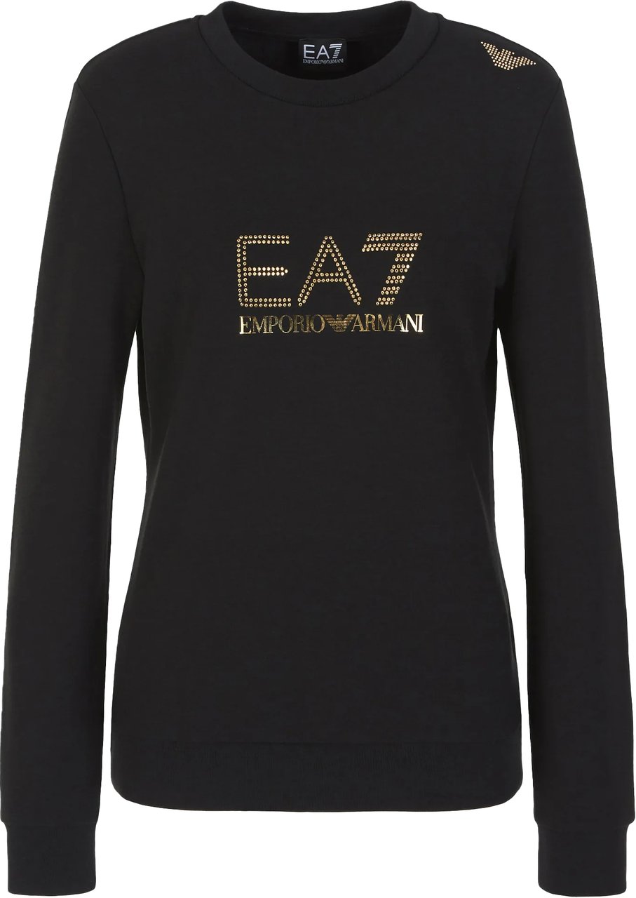 EA7 Sweaters Black Zwart