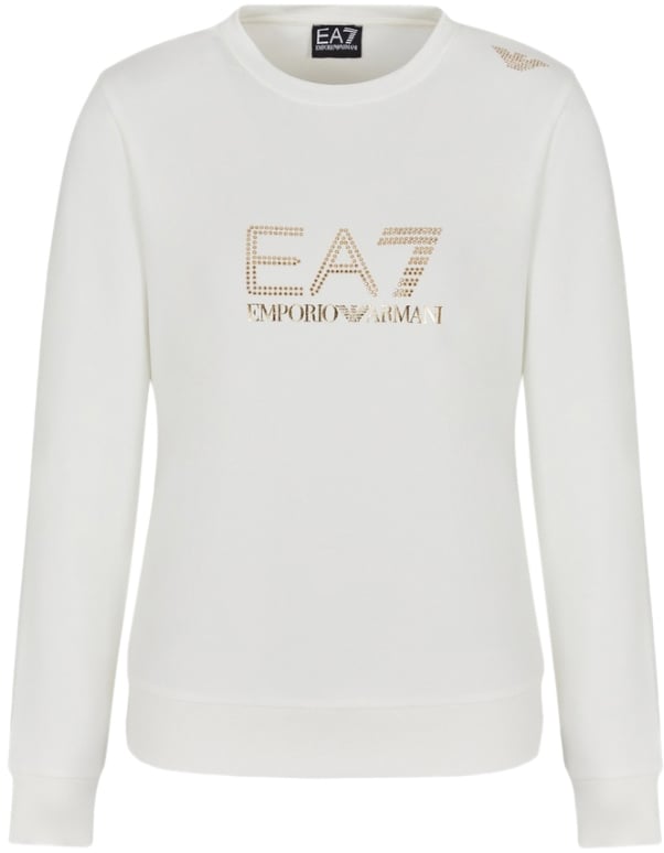 EA7 Sweaters White Wit