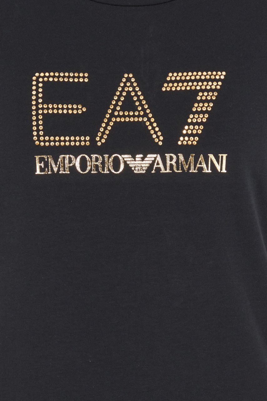 EA7 T-Shirts And Polos Black Zwart